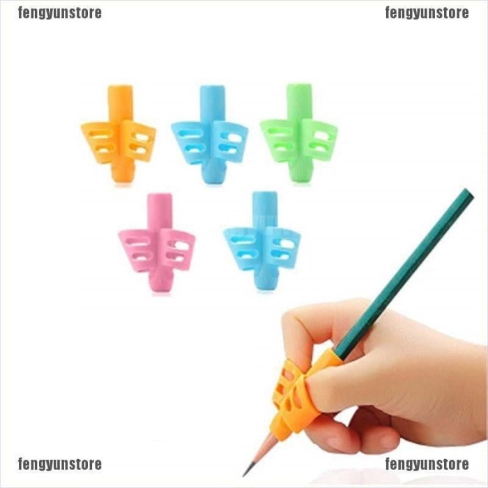 

Mantap 3 Pcs Alat Bantu Tulis Anak Writing Aid Grip Pensil Write Holder Tools Hemat