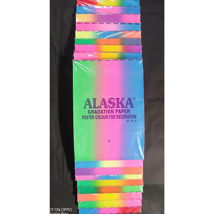 

$+$+$+$+] Kertas Pelangi Fluorescent Ariston Spot Lite 59x41 cm 50 lembar