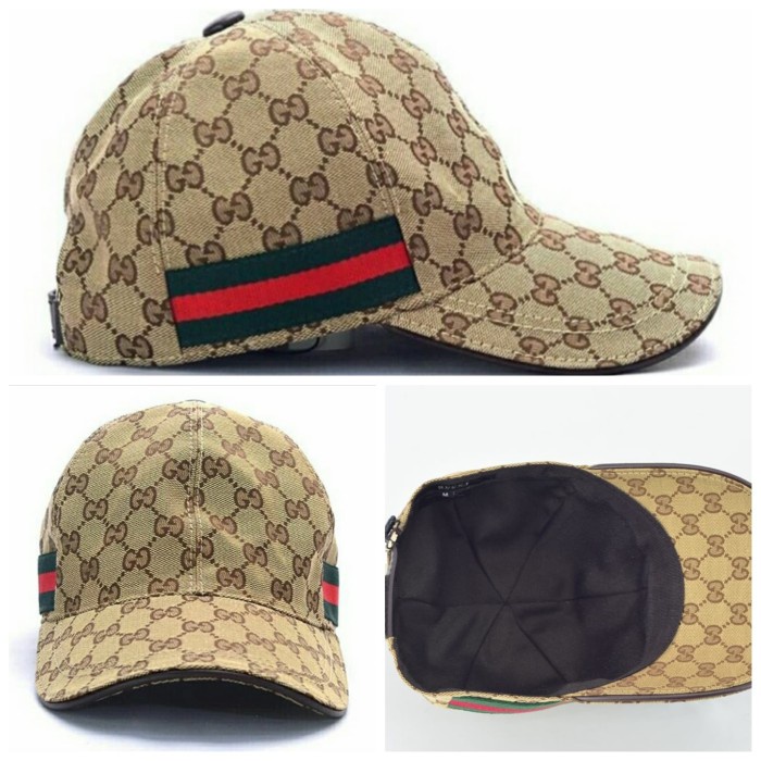 Topi Pria TOPI BRANDED GUCCI PRIA WANITA IMPORT - Hitam(M8C6) BISA COD Topi Pria Keren Topi Baseball