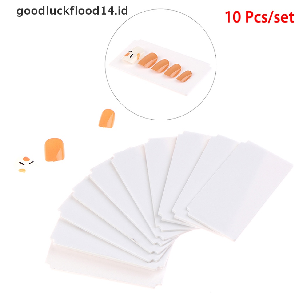 [OOID] 10X Fake Nail Display Stand Box Show Holder Plastic Partition Plate Storage Case ID