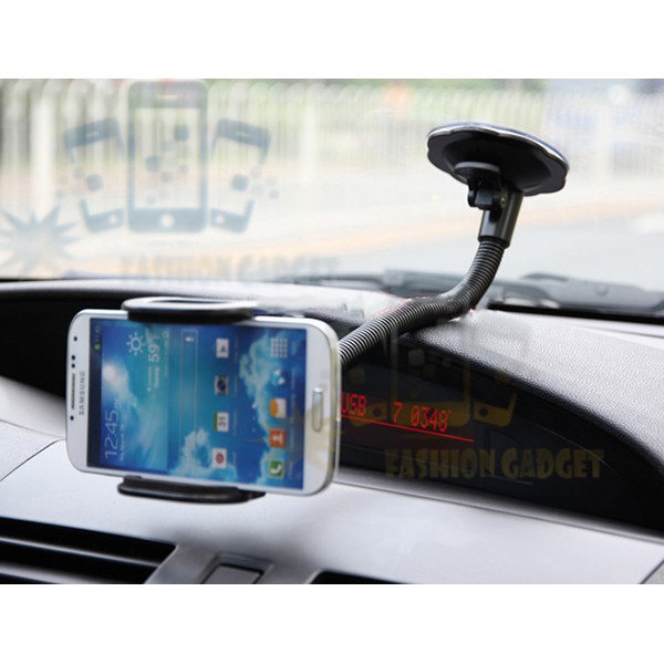 Car Holder Leher Panjang / Holder Mobil / Tempel Kaca Flexibel / Penjepit pegangan Handphone