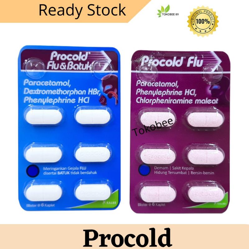 Procold Flu - Procold Flu dan Batuk - Demam - Batuk - Bersin
