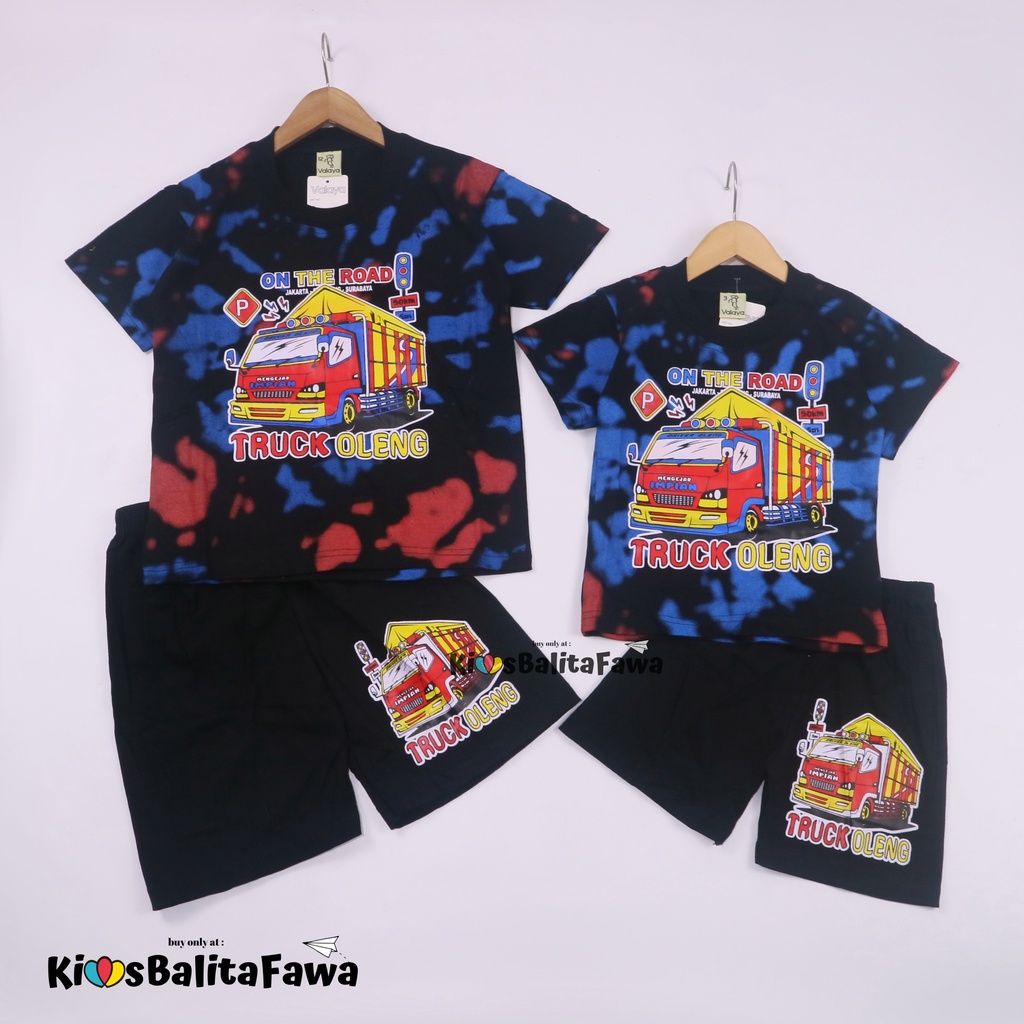 Set Cakka uk 1-8 Tahun / Murah Baju Anak Kaos Karakter Celana Lengan Pendek Laki Cowok Setelan Adem