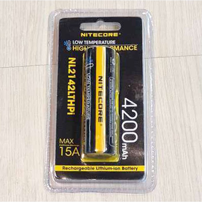 NITECORE 21700 Baterai Li-ion 4200mAh 15A 3.6V - NL2142LTHPi