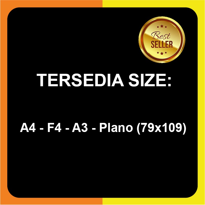 

InJO Karton Emas - Kertas Emas - Gold Paper - 42x30 cm (A3) 5lb