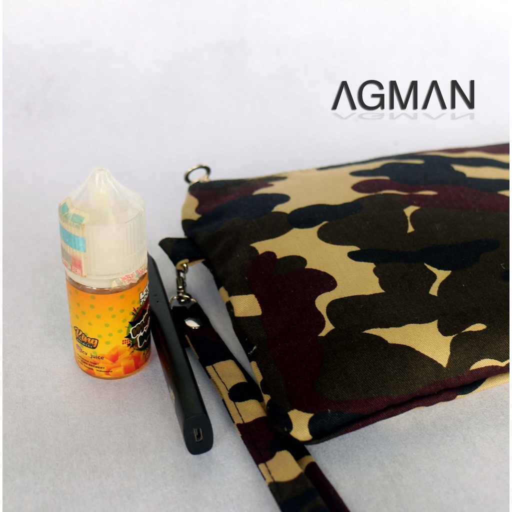 Tas Tangan Clutch Army Atau Pouch Army Bisa Untuk Tempat Vapor