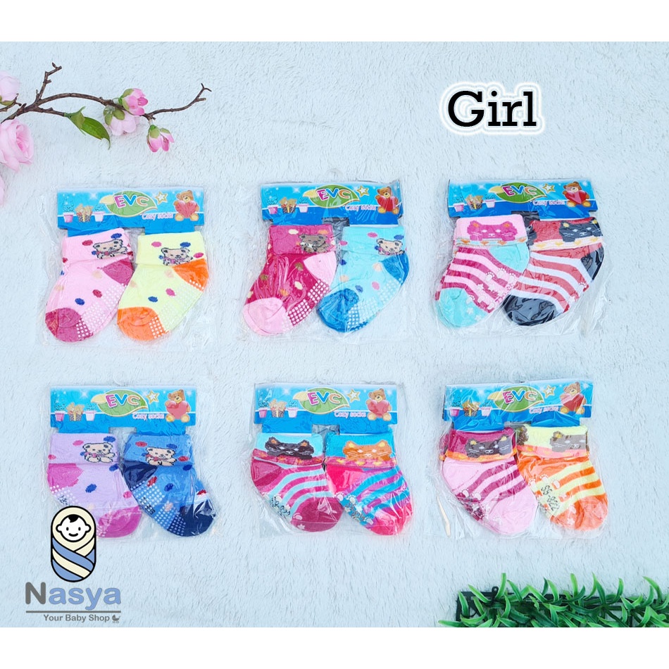 [C-022] Kaos Kaki Baby ISI 2 (boy and girl)