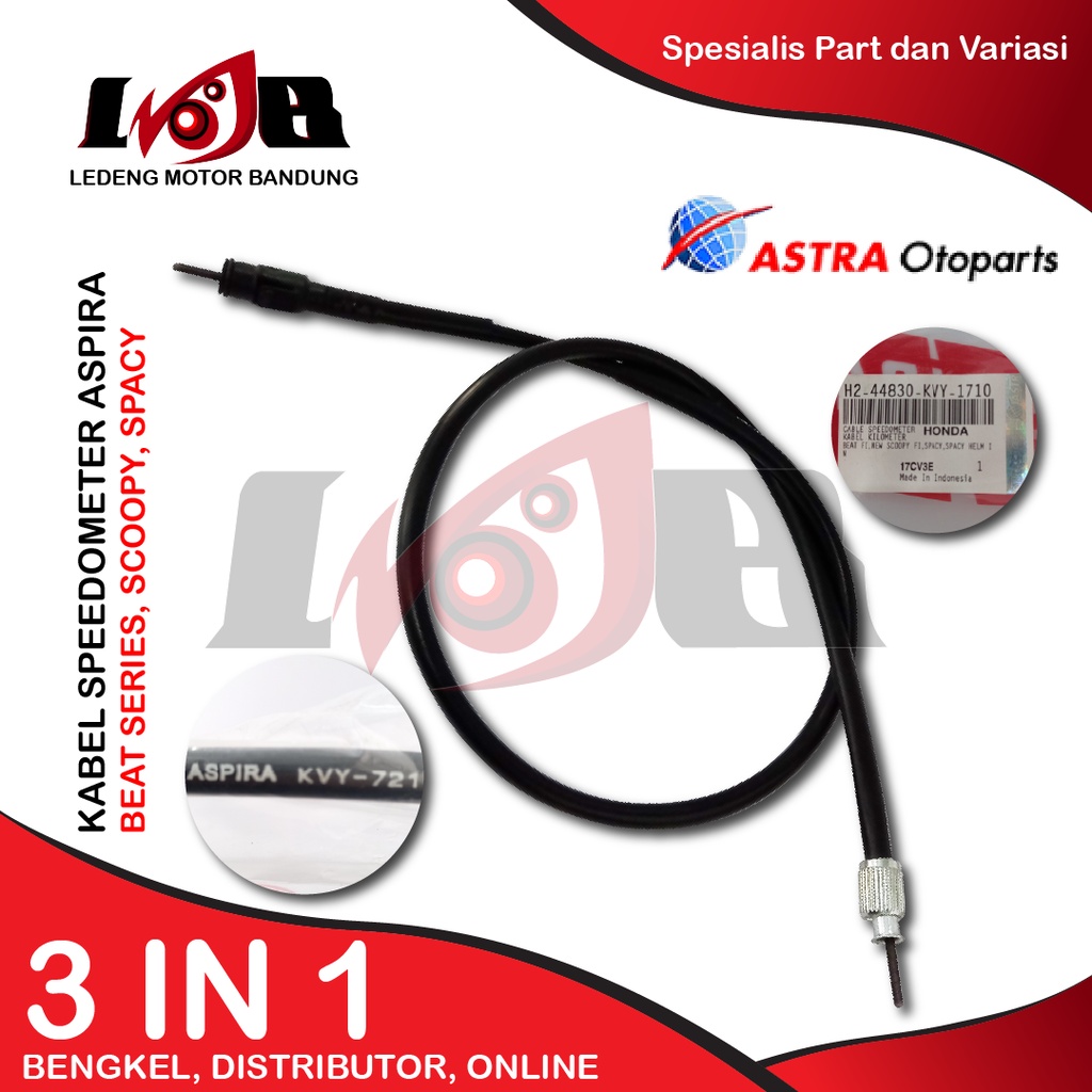 Aspira Kabel Speedometer Beat Vario Scoopy Spacy Fi Kawat Kilometer