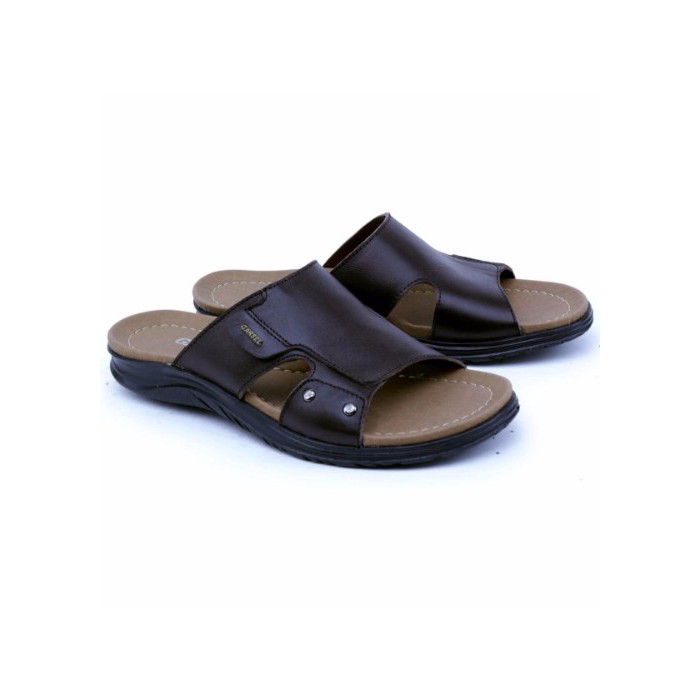 Sandal Flat Kulit Pria Garsel Shoes GRI 3424