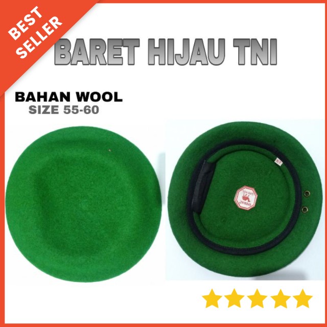 Baret hijau Tni / Baret armed tni / baret pm Tni / baret camel