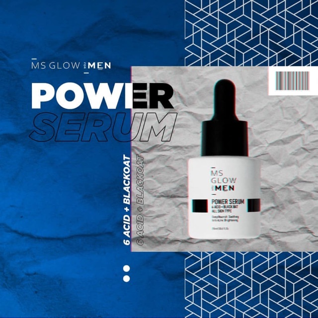 

Powder serum msglow for men