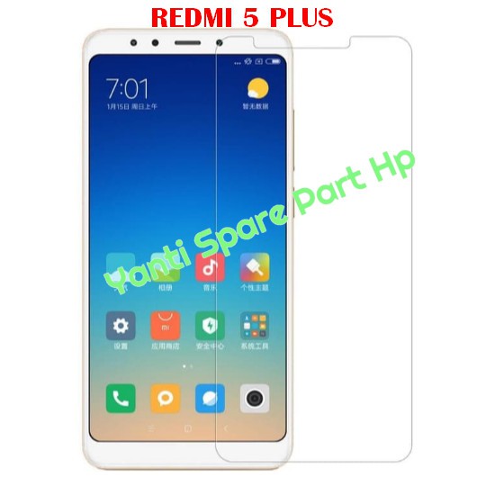 Tempered Glass Screen Protector Xiaomi Redmi 5 Plus New