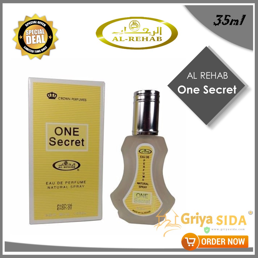 Parfum al rehab one secret 35ml original minyak wangi alrehab spray PROMO!