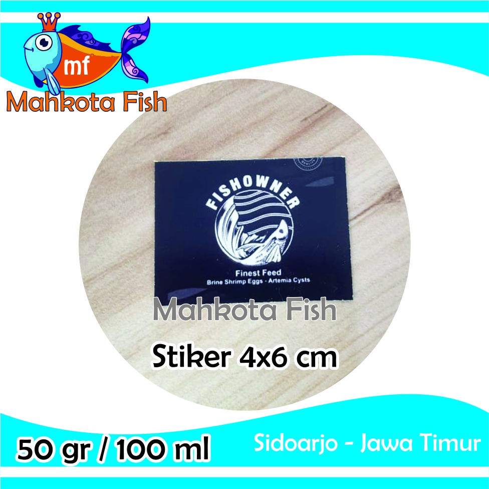 Botol Artemia FishOwner | Botol Repack 50 gr / 100 ml Artemia FishOwner