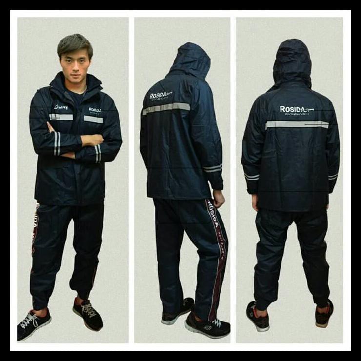 Jas Hujan Rosida Sporty Original - Size Xl