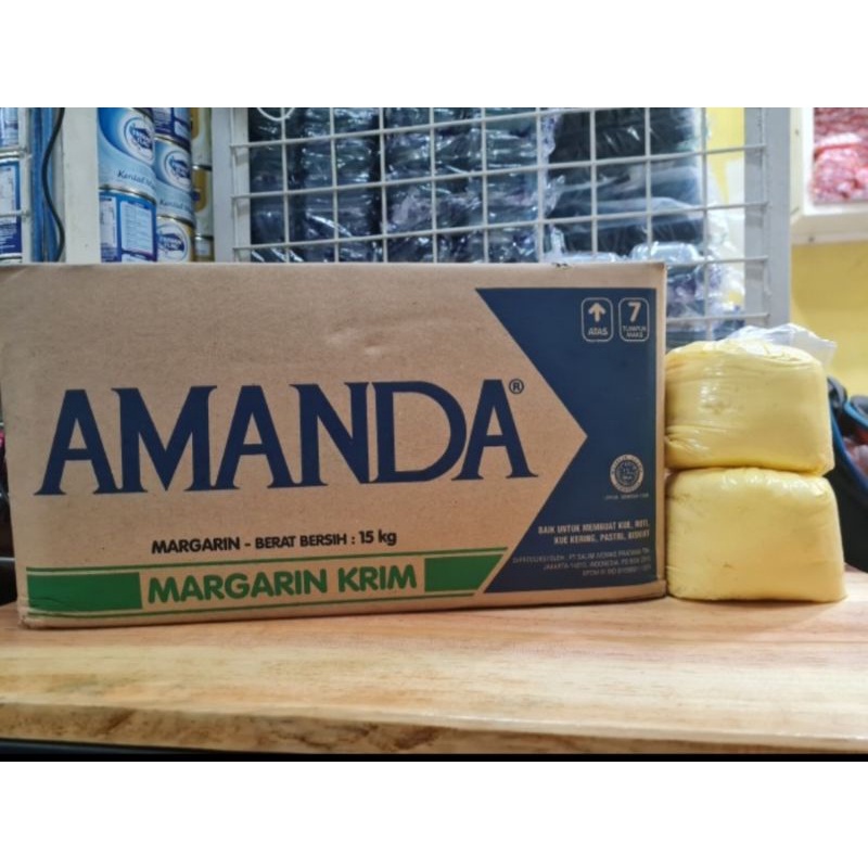 

Amanda Margarin Krim kemasan Repack 250 gram,500 gram dan 1 kg