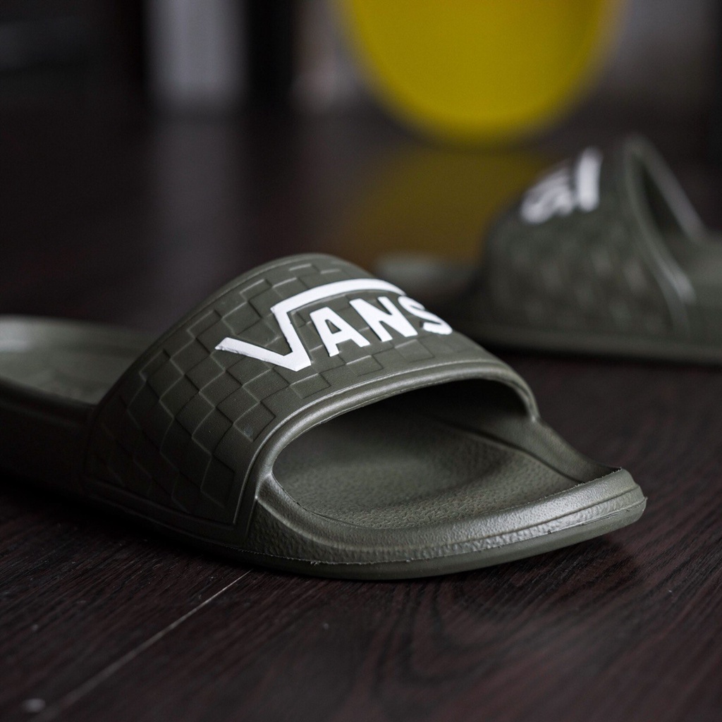 V4NS SLIDE-ON SLIPPER CHECKERBOARD ORIGINAL 100% / (SANDAL VANS)