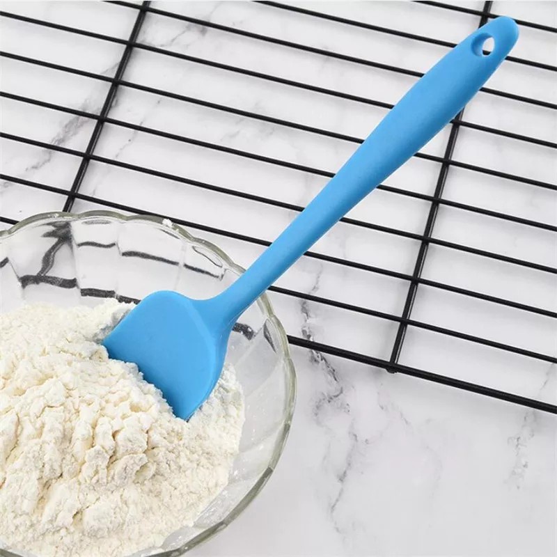 Sendok Spatula 27CM Sekop Kue Bahan Silikon / Sendok Pengaduk Silikon Adonan Kue/Sendok Bentuk SEKOP