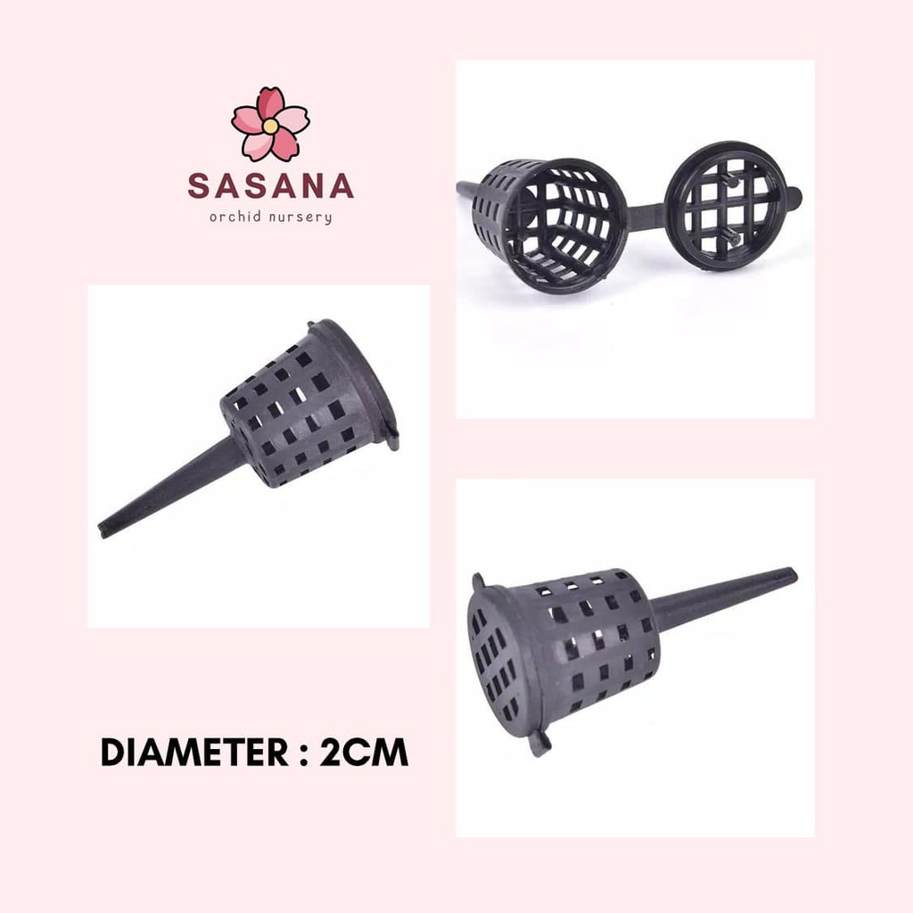 Keranjang pupuk anggrek pot dekastar