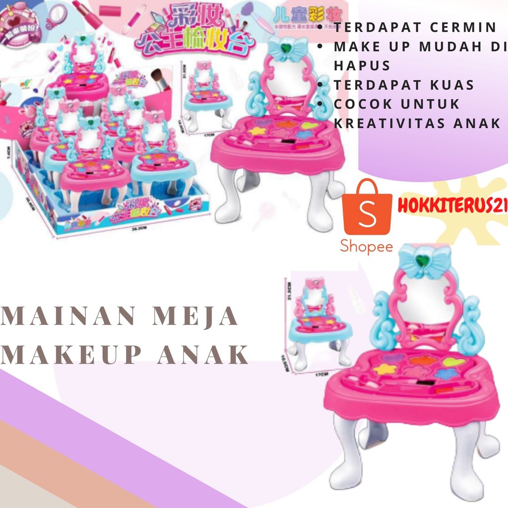 HOKKITERUS21 COD MAINAN CERMIN MAKE UP ANAK meja makeup aman