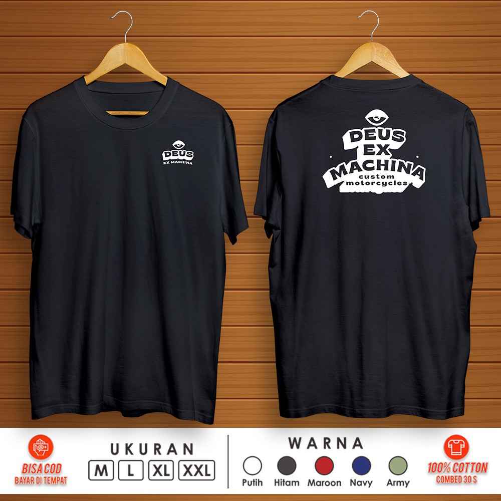 Kaos Baju Deus Ex Machina Bali Canggu Japan Motorcycles Custom