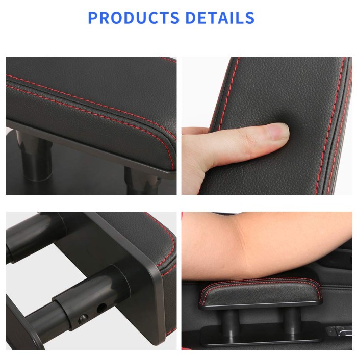 Adjustable Car Door Armrest Sandaran Bantal Tangan Pintu Mobil Arm Pad