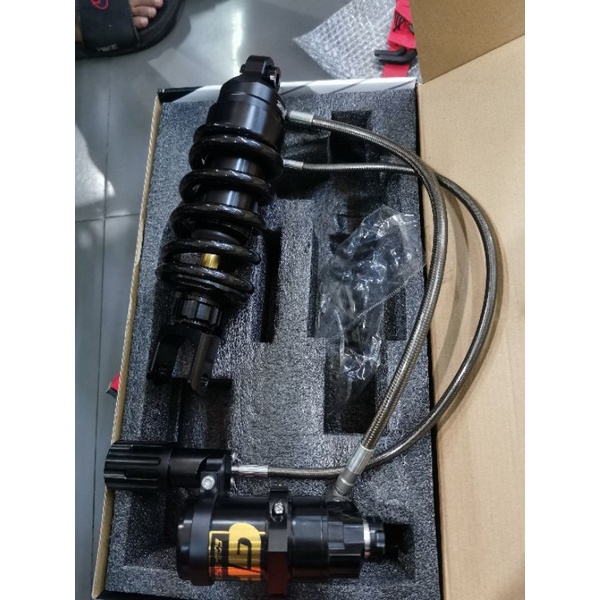 monoshock shock ride it gold series mx king vixion triple klik adjuster