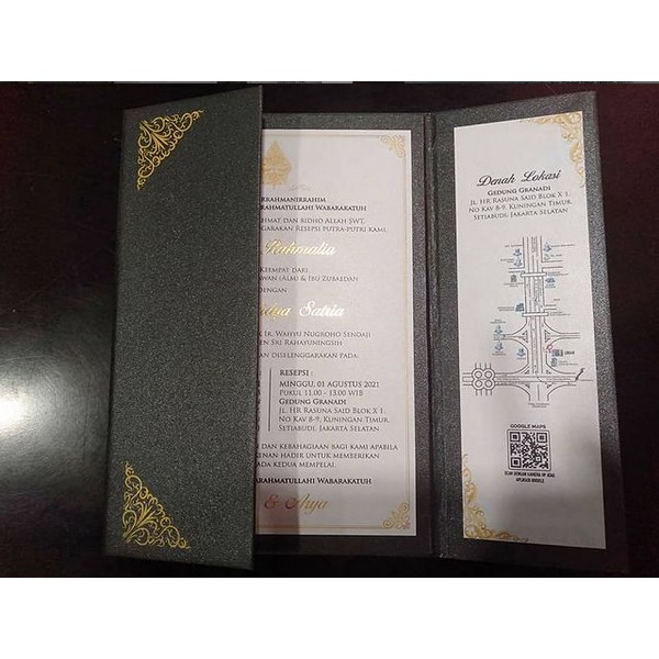 Undangan Triple Board Hard Cover