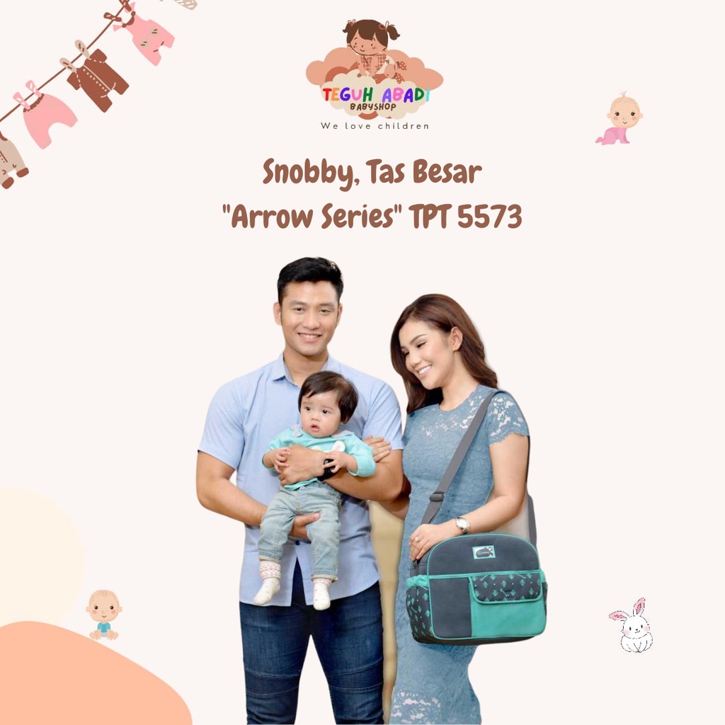 Snobby Tas Bayi Besar Saku Print Arrow Series - TPT 5573