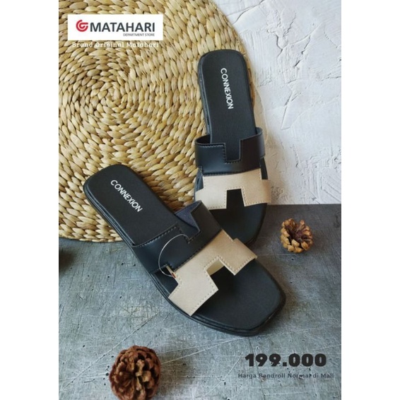 MURAH SENDAL TEPLEK CONNEXION. SENDEL TEPLEK WANITA CONNEXION