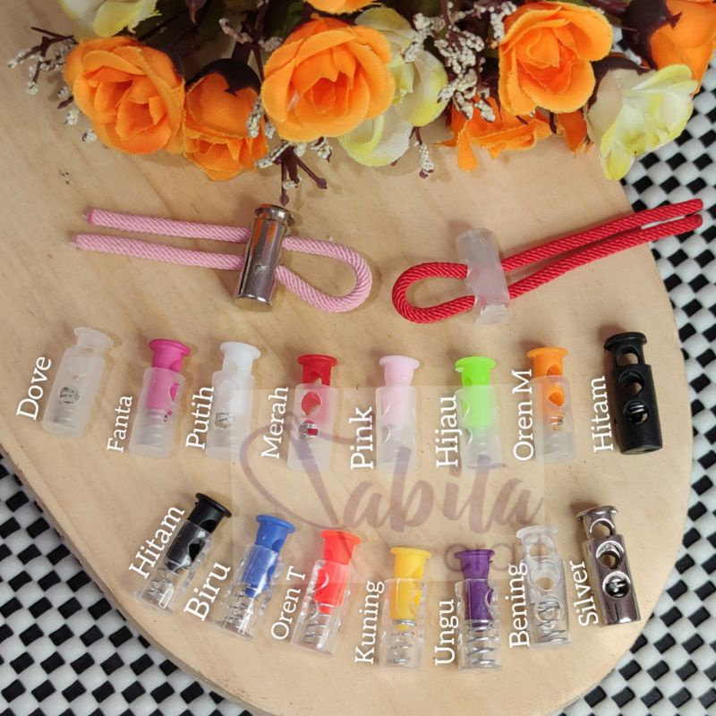 Stopper Botol Warna 2 Lubang || Stopper Bahan Masker