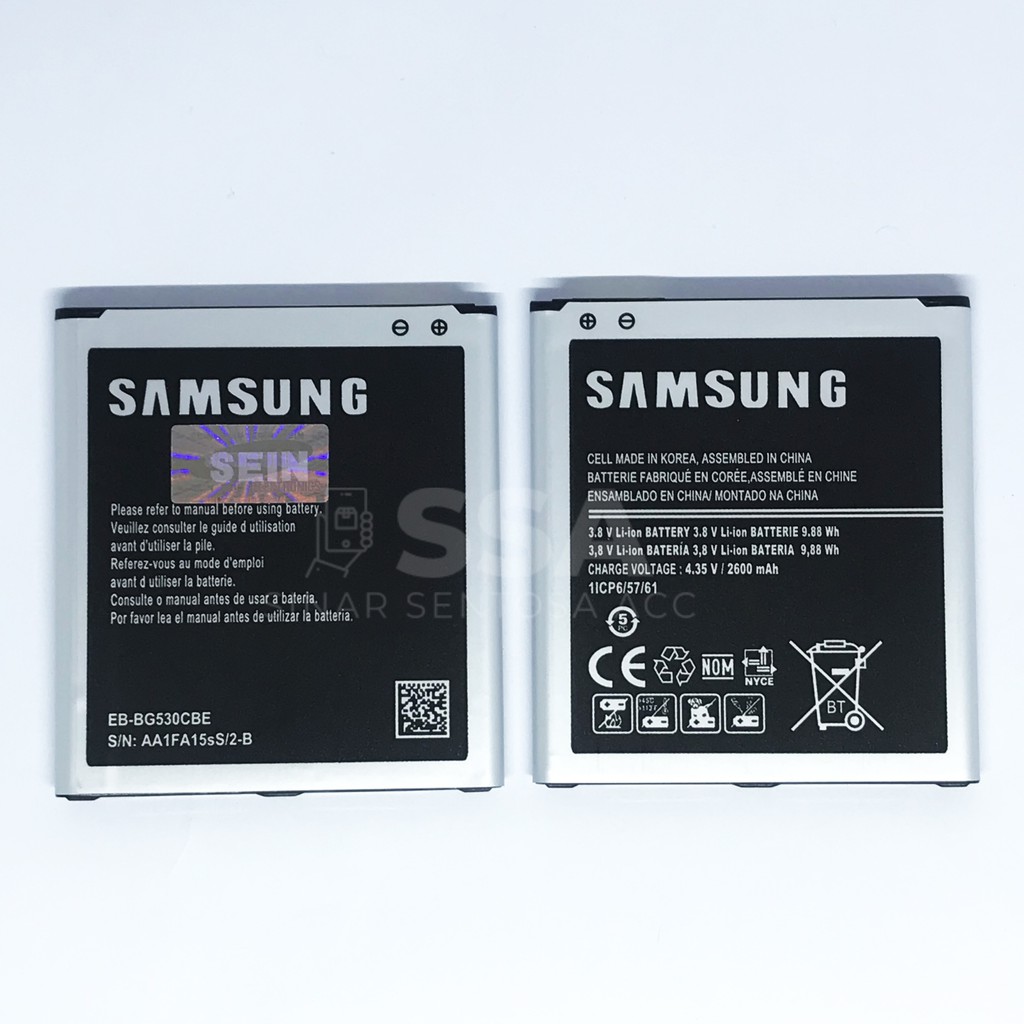 Baterai Original OEM Samsung Galaxy J5 / Grand Prime / J2 Prime / J2 Pro / J2 Core / J3 2016 G530 G531 G532 J250 J260 J300 J310 J320 Batre Batrai Batu Battery