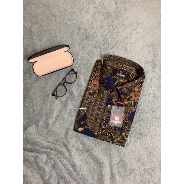 kemeja batik chairman lengan pendek terlaris