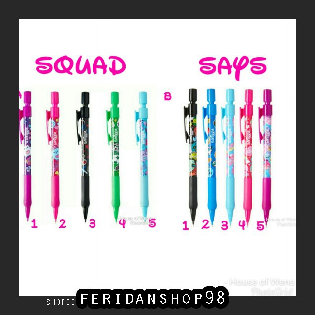 

BT884 SMIGGLE SAYS SCENTED BEST MECHANICAL PENCIL - PENSIL MEKANIK SMIGGLE BY FERIDANSHOP98