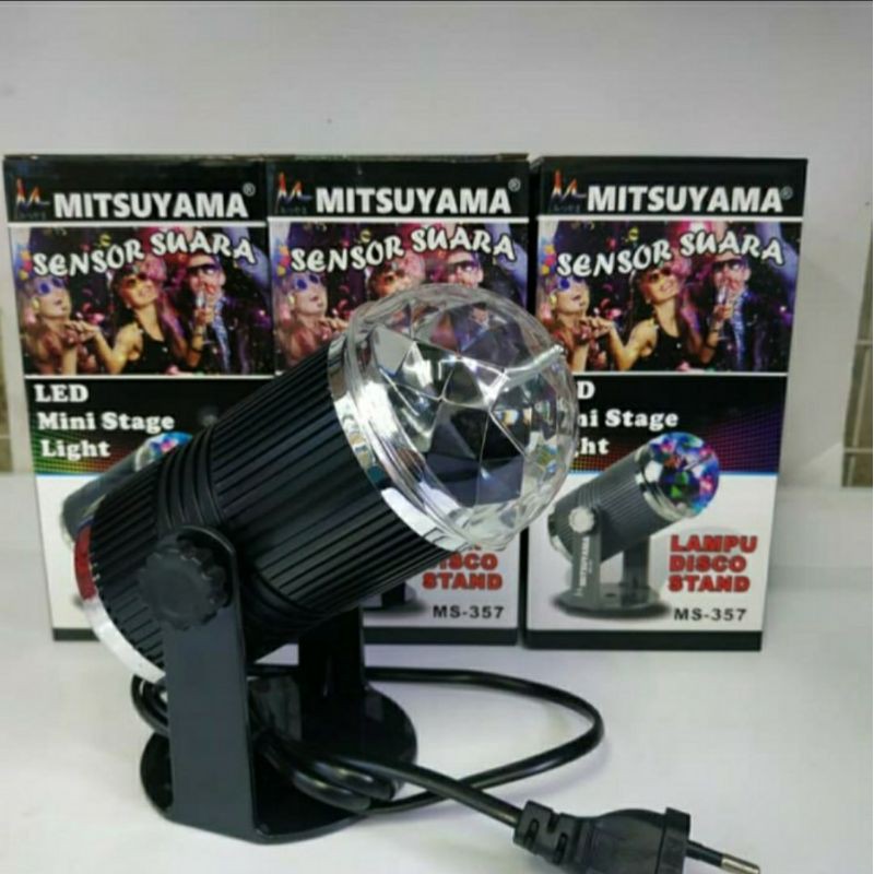 Lampu Disco Led Sensor Suara / Lampu Disko Stand Sensor suara Mitsuyama MS - 357