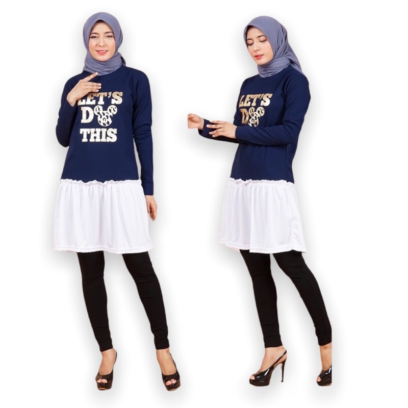 Tunik Atasan Tunik Jumbo Fashion Muslim Wanita