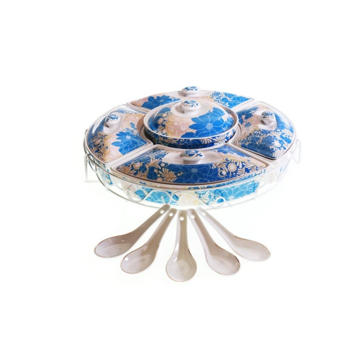 BURUAN BELI - PRASMANAN VICENZA HA14 ORIGINAL WADAH SAJI TEMPAT LAUK TEMPAT MAKANAN - MAWAR