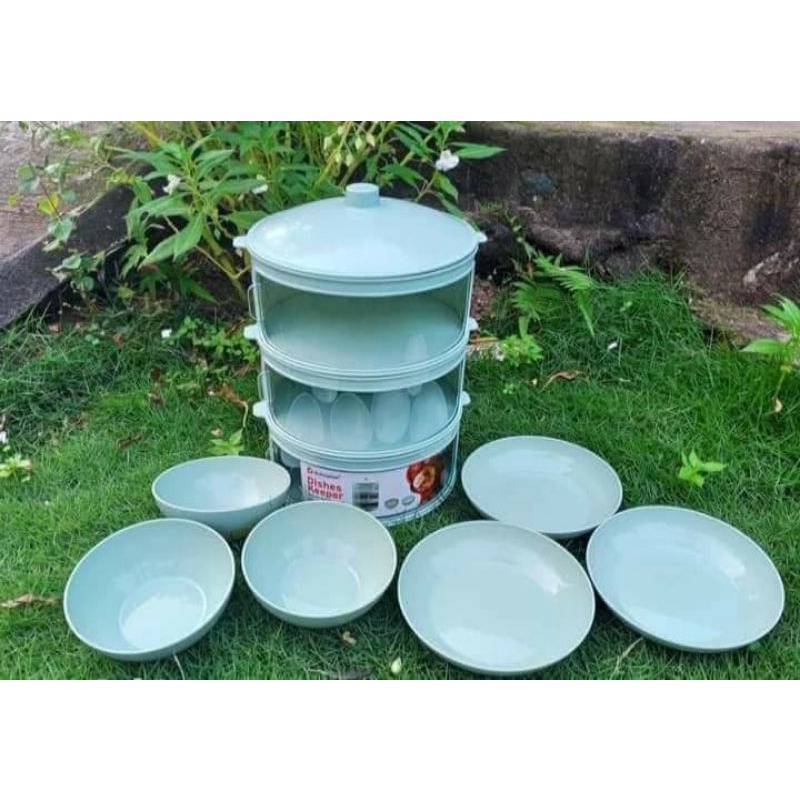 Technoplast Dishes Keeper Set - Tudung Saji Susun