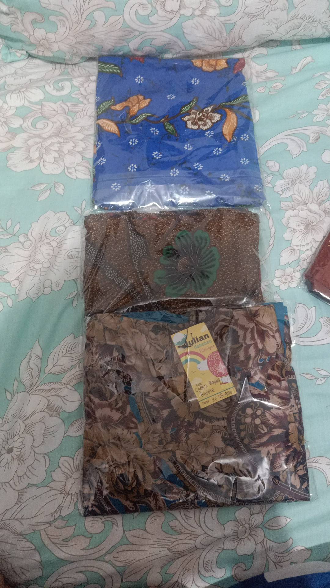 ❤ Cod ❤ Setelan Setcel One Set Anak Perempuan Cewek Adem Harian Santai Batik Pekalongan Murah 2tahun