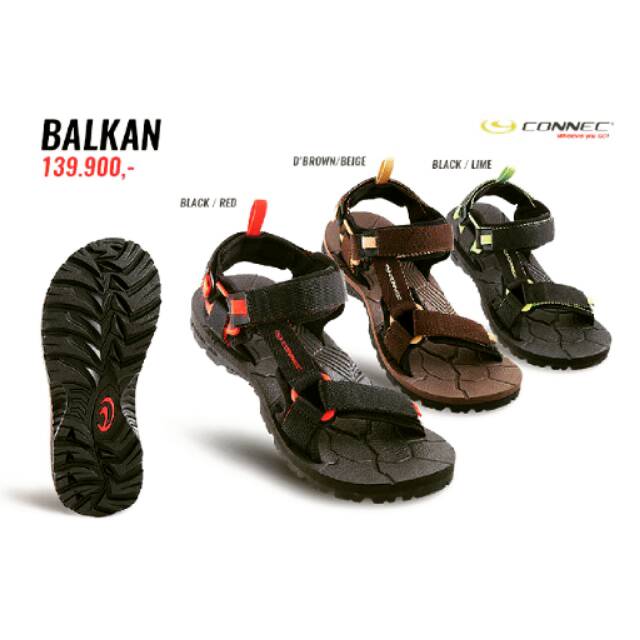 Sandal Gunung Connec Balkan