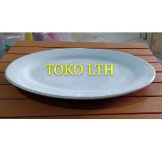 LODOR 14" KERAMIK PIRING SAJI OVAL PORCELAIN