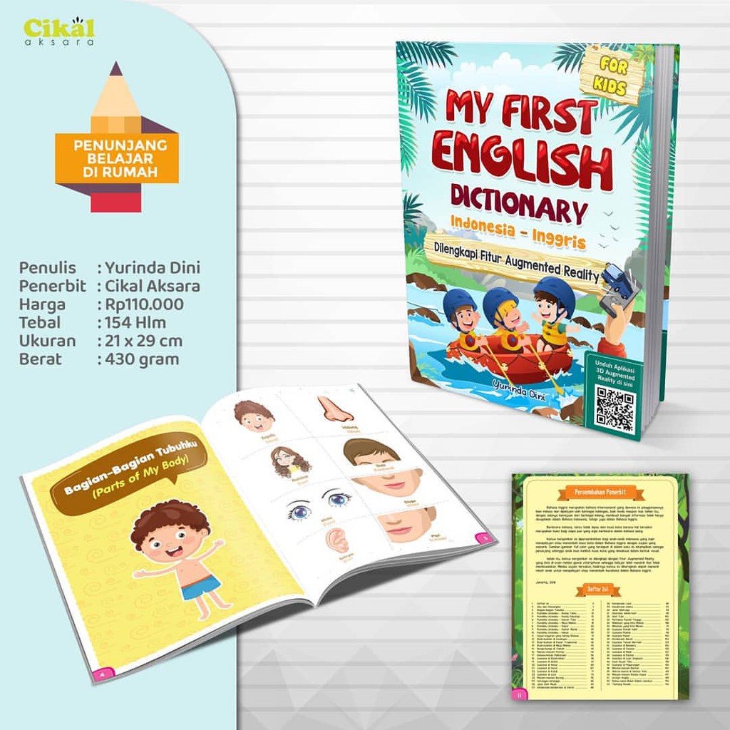 Buku MY FIRST ENGLISH DICTIONARY FOR KIDS (Ready Stock - 100% Original)