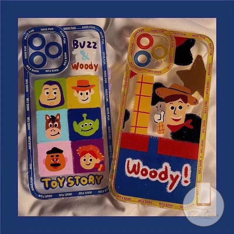 Disney Toy Story Buzz Woody iPhone 7Plus 8Plus 12 11 Pro Max XR XS XR X 7 8 6 6s Plus SE 2020 Disney