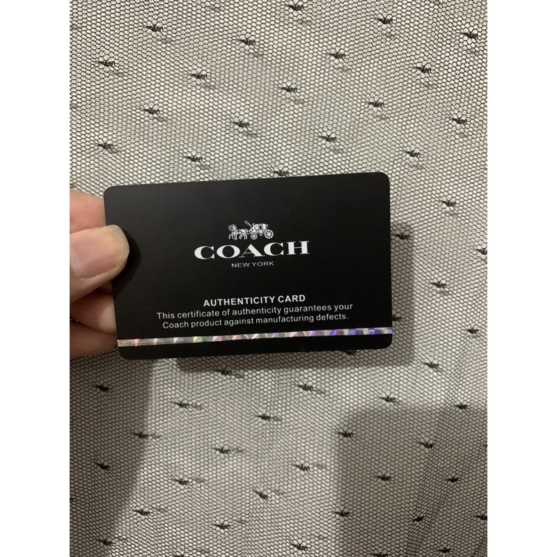 Coach Authentic Card ORIGINAL 100%