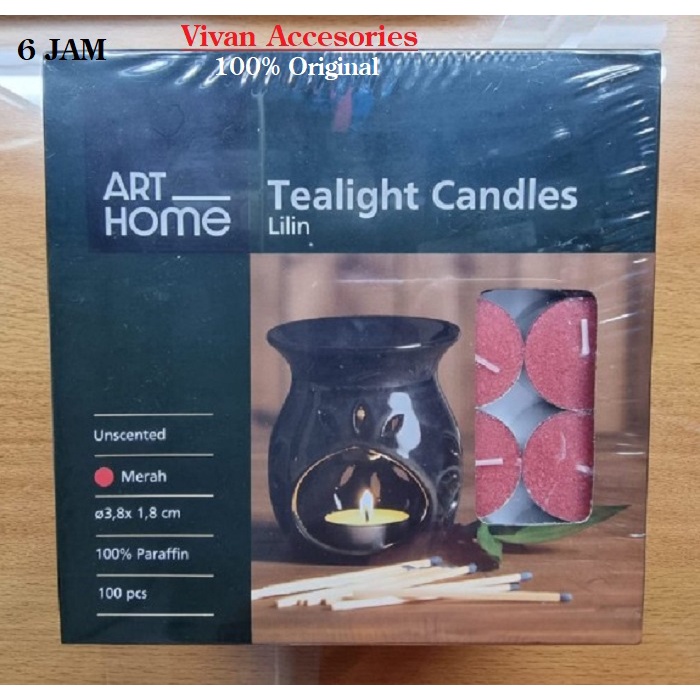 Lilin Kris Aromaterapi  / Anti Nyamuk / Tealight Candles 6 jam