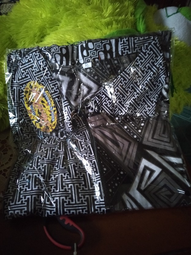 Mare Tunik Monokrom Zipper Seling Tunic Batik Busui Jumbo Xxxxl Wanita Muslim Seragam Kantor Ld 120