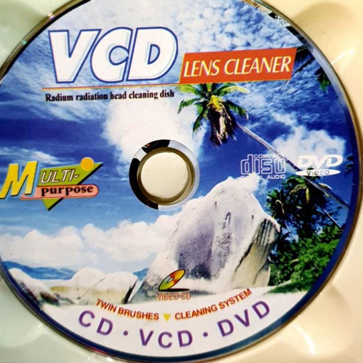 Diskon s/d 40% VCD CLEANER 6 IN 1 MULTI PURPOSE - ALAT PEMBERSIH OPTIK DVD PLAYER / CD ROM KOMPUTER / PLAYER MOBIL