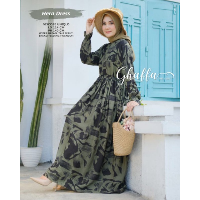 hera dress rayon viscose by ghaffa label