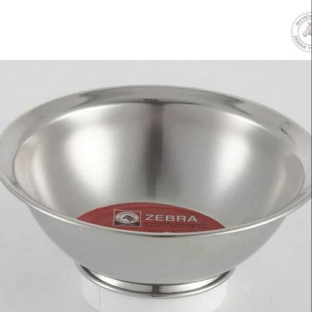 Zebra Noodle Bowl 19 Cm (136013) / Mangkuk Mie Stainless