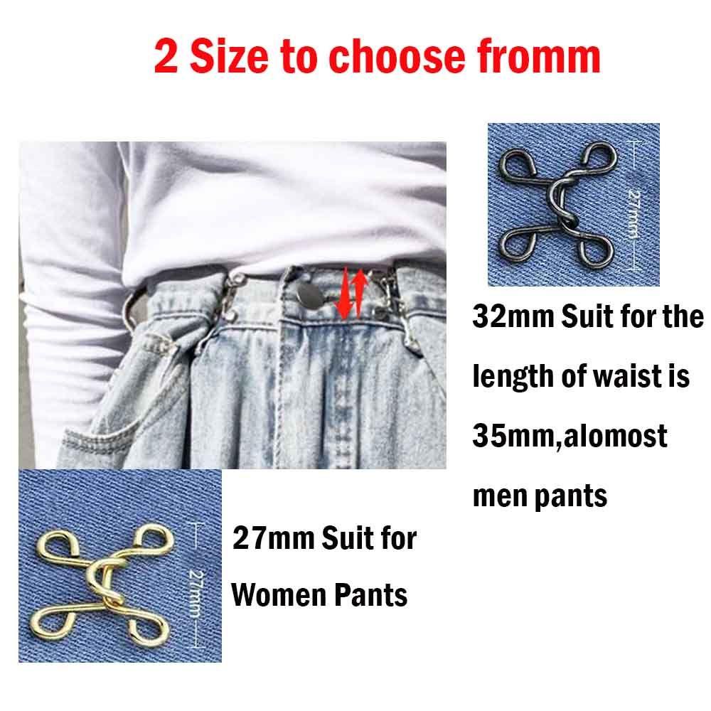 Nail-free Waist Buckle Waist Closing Artifact Slimmer Adjustable Snap Button 27/32MM